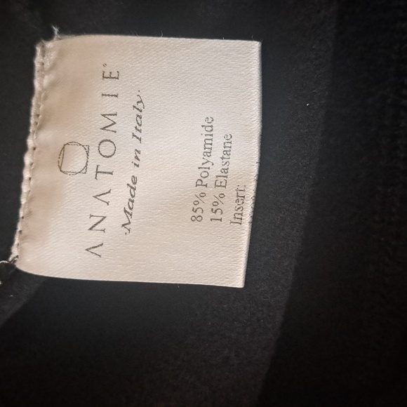 Anatomie Black Fleece Lined  Pull On  Legging, Faux Leather Panel & Zip ankle - Picture 11 of 12